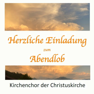 Wolken im Sonnenuntergang