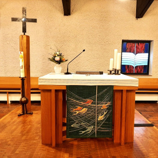 Bild vom Altar der MLK