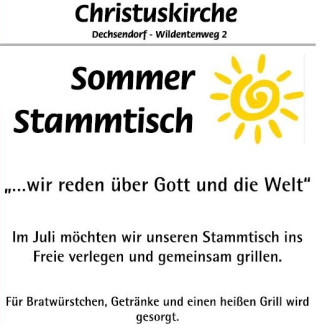 Sommerstammtisch
